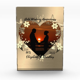 Personalisiertes 50-jähriges Foto-Geschenk Fotoblock