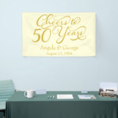 Personalisiertes 50-jähriges Jubiläum Banner (Messeveranstaltung)