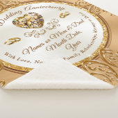 Personalisiertes, 50-jähriges Throw-Blanket Sherpadecke (3/4)