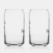 Personalisiertes 50. Soda-Glas Dosenglas (Rechts)