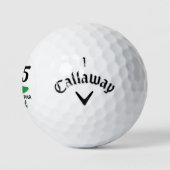 Personalisiertes 55. Geburtstagsgeschenk für Golfe Golfball (Logo)