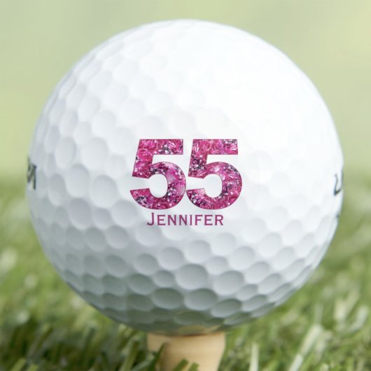 Personalisiertes 55. Geschenk für Freunde - Floren Golfball