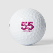 Personalisiertes 55. Geschenk für Freunde - Floren Golfball (Vorderseite)