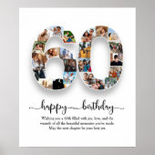 Personalisiertes 60. Geburtstagskollektiv Poster (Vorne)