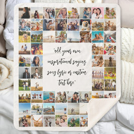 Personalisiertes 64-Foto Collage individuelles Ang Sherpadecke