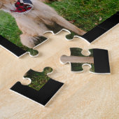 Personalisiertes 6‑Foto-Familienname-Geschenk  Puzzle (Seite)