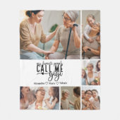 Personalisiertes 6-Foto-Gigi-Geschenk Fleecedecke (Vorderseite)