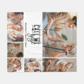 Personalisiertes 6-Foto-Gigi-Geschenk Fleecedecke (Vorderseite (Horizontal))