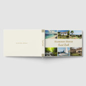 Personalisiertes 6-Foto-Haus, Ferienhaus oder Hoch Gästebuch (Voll)