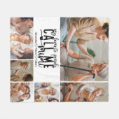 Personalisiertes 6-Foto-Mimi-Geschenk Fleecedecke (Vorderseite (Horizontal))