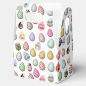 Personalisiertes 6 Foto Pastelleier Ostermuster Geschenkschachtel (Geöffnet)