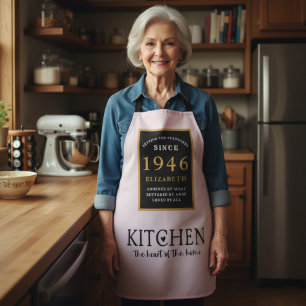 Personalisiertes 80. Geburtstags-Koch Chef Bäcker Schürze