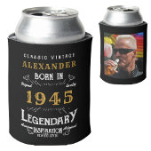 Personalisiertes 80. Geburtstagsnamensjahr Foto Dosenkühler