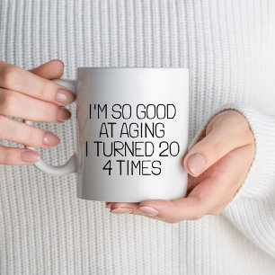 Personalisiertes 80. Geburtstagsparty-Geschenk 80  Tasse