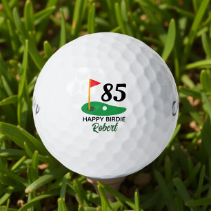 Personalisiertes 85. Geburtstagsgeschenk für Golfe Golfball