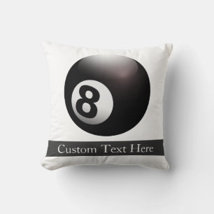 Personalisiertes 8 Ball-Billard Kissen