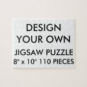 Personalisiertes 8"x10" Jigsaw Puzzle 110 PC. (Horizontal)