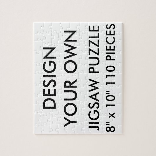 Personalisiertes 8"x10" Jigsaw Puzzle 110 PC. (Vertikal)