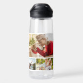Personalisiertes 9-Foto-Collage-Namen-Geschenk Trinkflasche (Rückseite)