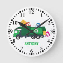 Personalisiertes ABC Recycelnd Müllfahrzeug