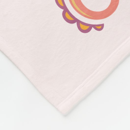 Personalisiertes ABC-Tier Fleecedecke (Ecke)