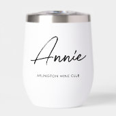 Personalisiertes Abendessen, Wein oder Buchklub (Vorderseite)