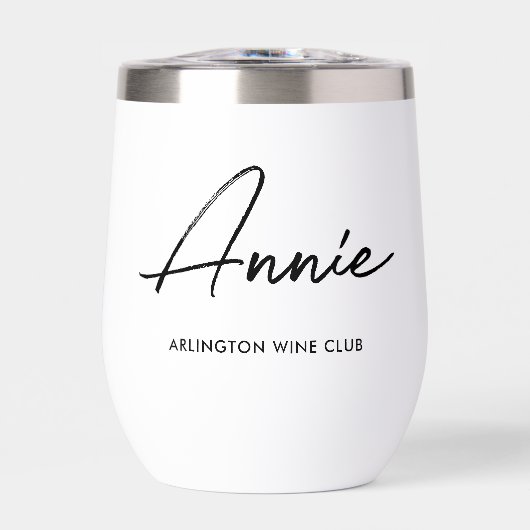 Personalisiertes Abendessen, Wein oder Buchklub (Vorderseite)