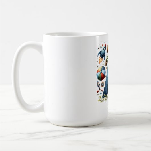 Personalisiertes Abenteuer "A" Tasse (Links)