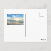 Personalisiertes abgerissenes Papier mit Foto Cust Postkarte (Rückseite)