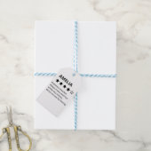 Personalisiertes Abschiedsgeschenk - Funny 4-Stern Geschenkanhänger (Mit Garn)
