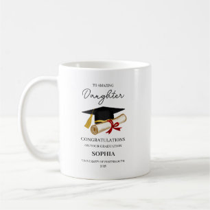 Personalisiertes Abschiedsgeschenk für die Tochter Kaffeetasse