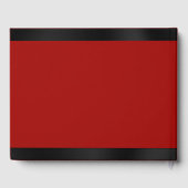 Personalisiertes Abschluss Gästebuch in Ihren Farb (Rückseite)