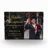 Personalisiertes Abschluss-Geschenk für Tochter Ni Fotoblock (Vorderseite)