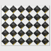 Personalisiertes Abschluss-Geschenkpapier Geschenkpapier (Flach)