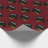 Personalisiertes Abschluss-Geschenkpapier Geschenkpapier (Ecke)