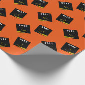 Personalisiertes Abschluss-Geschenkpapier Geschenkpapier (Ecke)