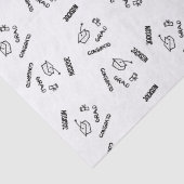 Personalisiertes Abschluss-Papierpapier Seidenpapier (Detail)