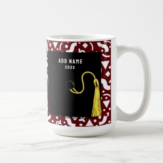 Personalisiertes Abschlussandenken Kaffeetasse (Rechts)