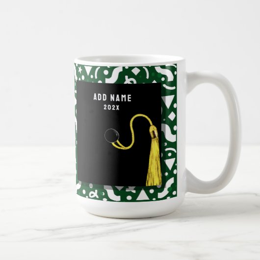Personalisiertes Abschlussandenken Kaffeetasse (Rechts)
