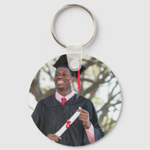 Personalisiertes Abschlussfoto-Andenken-Geschenk Schlüsselanhänger