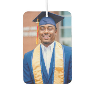 Personalisiertes Abschlussfoto-Erinnerungsgeschenk Autolufterfrischer