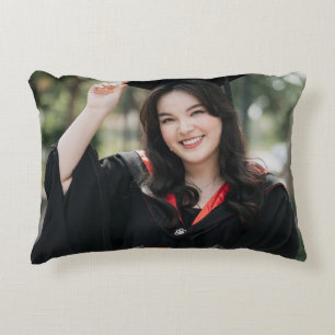 Personalisiertes Abschlussfoto-Erinnerungsgeschenk Dekokissen