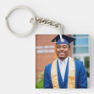 Personalisiertes Abschlussfoto-Erinnerungsgeschenk Schlüsselanhänger
