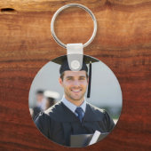 Personalisiertes Abschlussfoto-Erinnerungsgeschenk Schlüsselanhänger (Vorderseite)