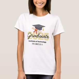 Personalisiertes Abschlussgeschenk - Abschlussjahr T-Shirt