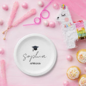 Personalisiertes Abschlussgeschenk, Individuelle S Pappteller (Party)