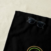 Personalisiertes Absinth-Kräutergeist-Liquor-Label Strandtuch (Beispiel)