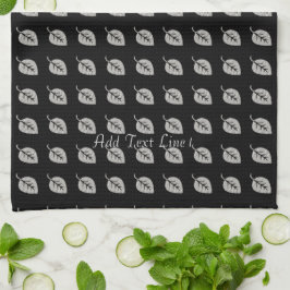 Personalisiertes Abstraktes Leaf-Muster Handtuch