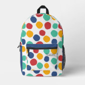 Personalisiertes Abstraktes Muster Bedruckter Rucksack (Vorderseite)