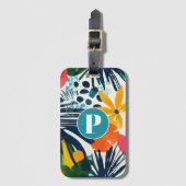 Personalisiertes Abstraktes Muster Gepäckanhänger (Vorderseite Vertikal)